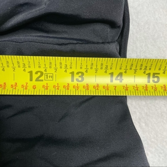 Trimshaper Black Jeweled One Piece Swimsuit with Stud Embellishment Size 12 - Picture 7 of 9